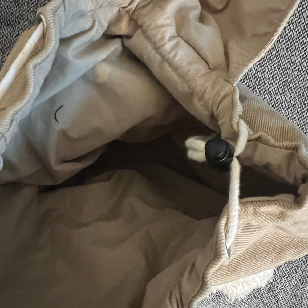 Plush Dog Backpack- Tan and Cream - Picture 3 of 5